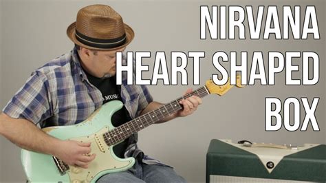 how to play heart-shaped box on electric guitar|heart shaped box tablature.